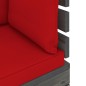 Garten-Palettensofa 4-Sitzer mit Kissen Kiefer Massivholz Garten-Palettensofa 4-Sitzer mit Kissen Kiefer Massivholz