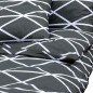 vidaXL Bettwäsche-Set Grau 200x220 cm Baumwolle vidaXL Bettwäsche-Set Grau 200x220 cm Baumwolle