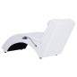 vidaXL Massage Chaiselongue mit Kissen Weiß Kunstleder vidaXL Massage Chaiselongue mit Kissen Weiß Kunstleder