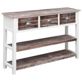 vidaXL Sideboard Antik-Braun 115x30x76 cm Holz 