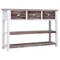 vidaXL Sideboard Antik-Braun 115x30x76 cm Holz vidaXL Sideboard Antik-Braun 115x30x76 cm Holz