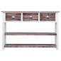 vidaXL Sideboard Antik-Braun 115x30x76 cm Holz vidaXL Sideboard Antik-Braun 115x30x76 cm Holz