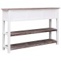 vidaXL Sideboard Antik-Braun 115x30x76 cm Holz vidaXL Sideboard Antik-Braun 115x30x76 cm Holz