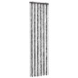 vidaXL Insektenschutz-Vorhang Grau und Weiß 56x185 cm Chenille vidaXL Insektenschutz-Vorhang Grau und Weiß 56x185 cm Chenille