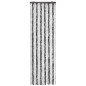 vidaXL Insektenschutz-Vorhang Grau und Weiß 56x185 cm Chenille vidaXL Insektenschutz-Vorhang Grau und Weiß 56x185 cm Chenille