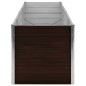 vidaXL Garten-Hochbeet Braun 240 x 80 x 77 cm Verzinkter Stahl vidaXL Garten-Hochbeet Braun 240 x 80 x 77 cm Verzinkter Stahl