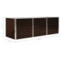 vidaXL Garten-Hochbeet Braun 240 x 80 x 77 cm Verzinkter Stahl vidaXL Garten-Hochbeet Braun 240 x 80 x 77 cm Verzinkter Stahl