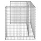 vidaXL Gabionenwand für Mülltonnen Verzinkter Stahl 180x100x110 cm vidaXL Gabionenwand für Mülltonnen Verzinkter Stahl 180x100x110 cm