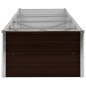 vidaXL Garten-Hochbeet Braun 320 x 80 x 45 cm Verzinkter Stahl vidaXL Garten-Hochbeet Braun 320 x 80 x 45 cm Verzinkter Stahl