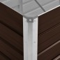vidaXL Garten-Hochbeet Braun 320 x 80 x 45 cm Verzinkter Stahl vidaXL Garten-Hochbeet Braun 320 x 80 x 45 cm Verzinkter Stahl