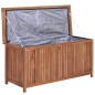 vidaXL Gartenbox 120x50x58 cm Massivholz Teak vidaXL Gartenbox 120x50x58 cm Massivholz Teak