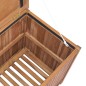 vidaXL Gartenbox 120x50x58 cm Massivholz Teak vidaXL Gartenbox 120x50x58 cm Massivholz Teak