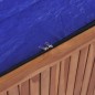 vidaXL Gartenbox 120x50x58 cm Massivholz Teak vidaXL Gartenbox 120x50x58 cm Massivholz Teak