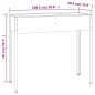 vidaXL Pflanzkübel Anthrazit 100,5x40,5x90 cm Verzinkter Stahl vidaXL Pflanzkübel Anthrazit 100,5x40,5x90 cm Verzinkter Stahl