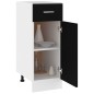vidaXL Schubunterschrank Schwarz 30x46x81,5 cm Holzwerkstoff vidaXL Schubunterschrank Schwarz 30x46x81,5 cm Holzwerkstoff