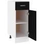 vidaXL Schubunterschrank Schwarz 30x46x81,5 cm Holzwerkstoff vidaXL Schubunterschrank Schwarz 30x46x81,5 cm Holzwerkstoff