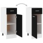 vidaXL Schubunterschrank Schwarz 30x46x81,5 cm Holzwerkstoff vidaXL Schubunterschrank Schwarz 30x46x81,5 cm Holzwerkstoff