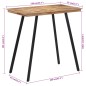 vidaXL Bartisch 110x55x105 cm Massivholz Teak vidaXL Bartisch 110x55x105 cm Massivholz Teak