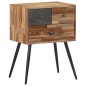 vidaXL Nachttisch 47x31,5x60 cm Massivholz Teak