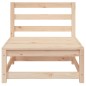 vidaXL Gartensofa 3-Sitzer Massivholz Kiefer vidaXL Gartensofa 3-Sitzer Massivholz Kiefer