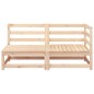 vidaXL Gartensofa 2-Sitzer Massivholz Kiefer vidaXL Gartensofa 2-Sitzer Massivholz Kiefer