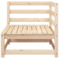vidaXL Gartensofa 2-Sitzer Massivholz Kiefer vidaXL Gartensofa 2-Sitzer Massivholz Kiefer