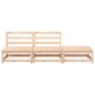 vidaXL Gartensofa ohne Armlehnen mit Fußhocker Massivholz Kiefer vidaXL Gartensofa ohne Armlehnen mit Fußhocker Massivholz Kiefer