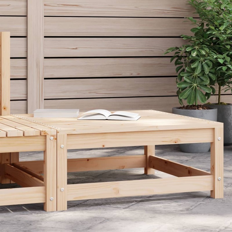 vidaXL Gartenhocker 70x70x30 cm Massivholz Kiefer vidaXL Gartenhocker 70x70x30 cm Massivholz Kiefer