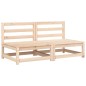 vidaXL Gartensofas ohne Armlehnen mit Kissen 2 Stk. Massivholz Kiefer vidaXL Gartensofas ohne Armlehnen mit Kissen 2 Stk. Massivholz Kiefer