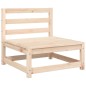 vidaXL Gartensofa ohne Armlehnen mit Kissen Massivholz Kiefer vidaXL Gartensofa ohne Armlehnen mit Kissen Massivholz Kiefer