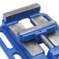 vidaXL Maschinenschraubstock Blau 100 mm Gusseisen vidaXL Maschinenschraubstock Blau 100 mm Gusseisen