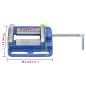 vidaXL Maschinenschraubstock Blau 100 mm Gusseisen vidaXL Maschinenschraubstock Blau 100 mm Gusseisen