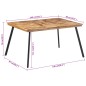 vidaXL Esstisch 148x97x76 cm Massivholz Teak vidaXL Esstisch 148x97x76 cm Massivholz Teak