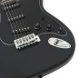 vidaXL E-Gitarre für Anfänger mit Tasche Schwarz 4/4 39" vidaXL E-Gitarre für Anfänger mit Tasche Schwarz 4/4 39"
