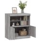 vidaXL Sideboard mit LED-Leuchten Grau Sonoma 60x37x67 cm vidaXL Sideboard mit LED-Leuchten Grau Sonoma 60x37x67 cm