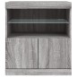 vidaXL Sideboard mit LED-Leuchten Grau Sonoma 60x37x67 cm vidaXL Sideboard mit LED-Leuchten Grau Sonoma 60x37x67 cm
