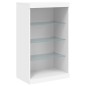 vidaXL Sideboard mit LED-Leuchten Weiß 60,5x37x100 cm vidaXL Sideboard mit LED-Leuchten Weiß 60,5x37x100 cm