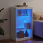 vidaXL Sideboard mit LED-Leuchten Weiß 60,5x37x100 cm vidaXL Sideboard mit LED-Leuchten Weiß 60,5x37x100 cm