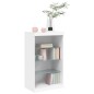 vidaXL Sideboard mit LED-Leuchten Weiß 60,5x37x100 cm vidaXL Sideboard mit LED-Leuchten Weiß 60,5x37x100 cm