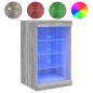 vidaXL Sideboard mit LED-Leuchten Grau Sonoma 41x37x67 cm vidaXL Sideboard mit LED-Leuchten Grau Sonoma 41x37x67 cm