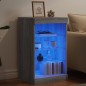vidaXL Sideboard mit LED-Leuchten Grau Sonoma 41x37x67 cm vidaXL Sideboard mit LED-Leuchten Grau Sonoma 41x37x67 cm