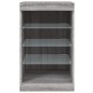 vidaXL Sideboard mit LED-Leuchten Grau Sonoma 41x37x67 cm vidaXL Sideboard mit LED-Leuchten Grau Sonoma 41x37x67 cm