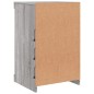 vidaXL Sideboard mit LED-Leuchten Grau Sonoma 41x37x67 cm vidaXL Sideboard mit LED-Leuchten Grau Sonoma 41x37x67 cm