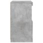 vidaXL Sideboard mit LED-Leuchten Betongrau 41x37x67 cm vidaXL Sideboard mit LED-Leuchten Betongrau 41x37x67 cm
