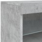 vidaXL Sideboard mit LED-Leuchten Betongrau 41x37x67 cm vidaXL Sideboard mit LED-Leuchten Betongrau 41x37x67 cm