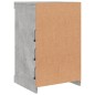 vidaXL Sideboard mit LED-Leuchten Betongrau 41x37x67 cm vidaXL Sideboard mit LED-Leuchten Betongrau 41x37x67 cm
