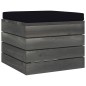 Garten-Paletten-Hocker 2 Stk. mit Kissen Kiefer Massivholz Garten-Paletten-Hocker 2 Stk. mit Kissen Kiefer Massivholz
