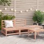 vidaXL Gartensofa ohne Armlehnen mit Hocker Massivholz Douglasie vidaXL Gartensofa ohne Armlehnen mit Hocker Massivholz Douglasie