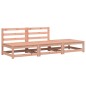 vidaXL Gartensofa ohne Armlehnen mit Hocker Massivholz Douglasie vidaXL Gartensofa ohne Armlehnen mit Hocker Massivholz Douglasie
