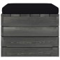 Garten-Paletten-Hocker 2 Stk. mit Kissen Kiefer Massivholz Garten-Paletten-Hocker 2 Stk. mit Kissen Kiefer Massivholz